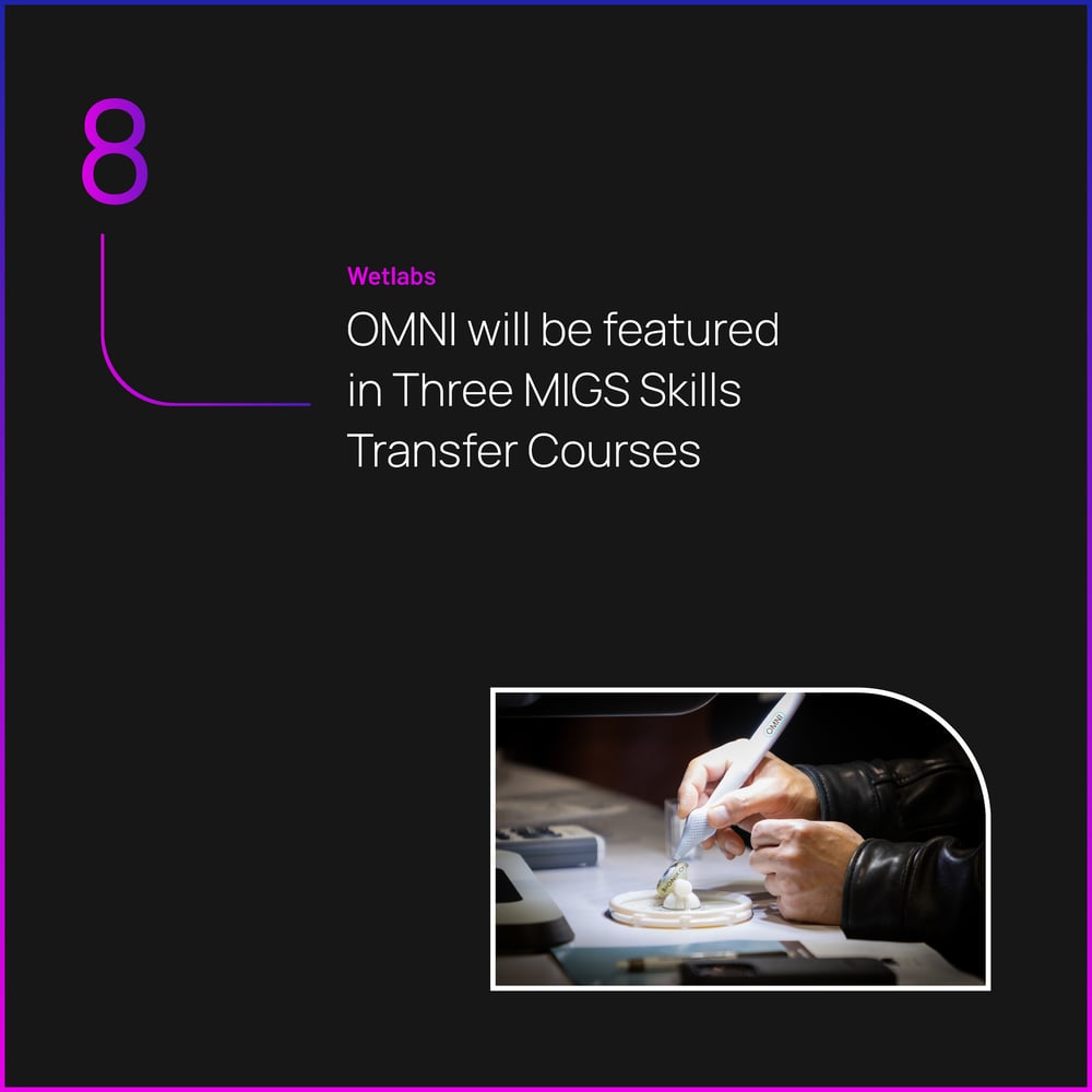 Wetlabs MIGS Skills Transfer Courses